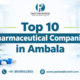 Top 10 Pharmaceutical Companies in Ambala